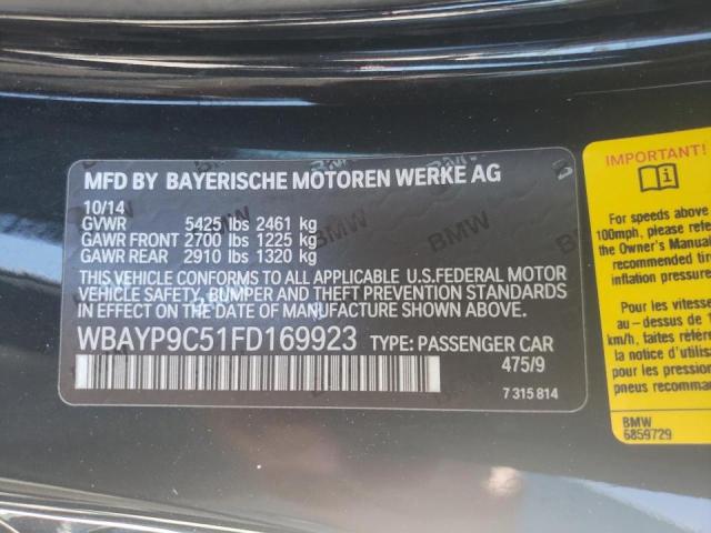 VIN WBAYP9C51FD169923 2015 BMW 6 Series, 650 I no.10