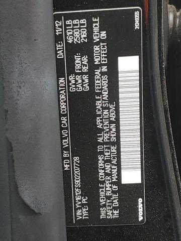 VOLVO S60 2013 BLACK Photo 10