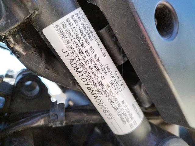 2021 YAMAHA XTZ690 JYADM10Y6MA000873