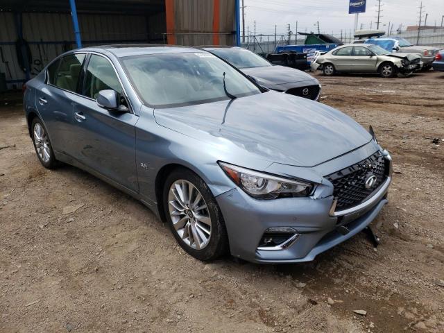 Salvage cars for sale from Copart Colorado Springs, CO: 2018 Infiniti Q50 Luxe