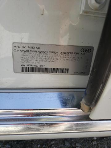 2015 AUDI A8 QUATTRO WAUJGAFD4FN013407