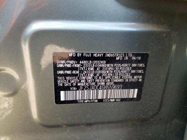 JF2SJADC4GH559693 Subaru Forester 2.5i Premium