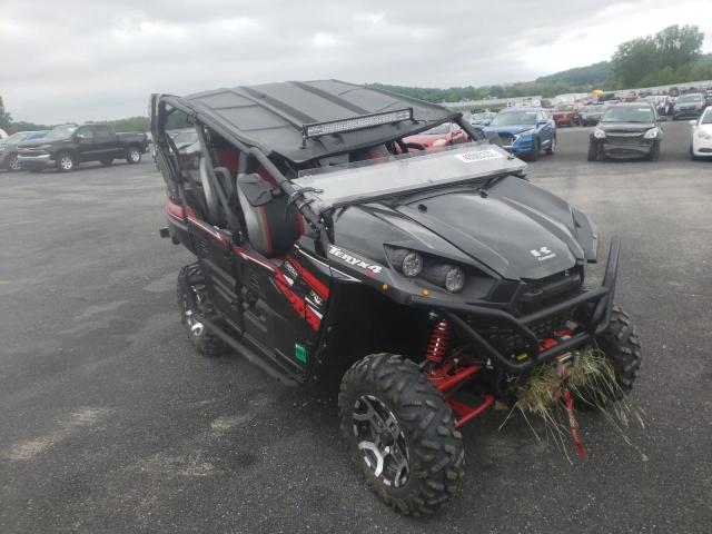 Salvage cars for sale from Copart Mcfarland, WI: 2019 Kawasaki KRT800 C