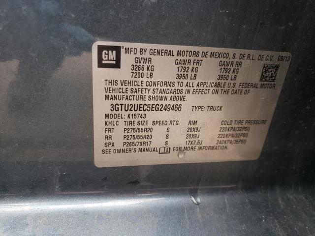 3GTU2UEC5EG249466 Gmc Sierra K15 2014. Фото: 9