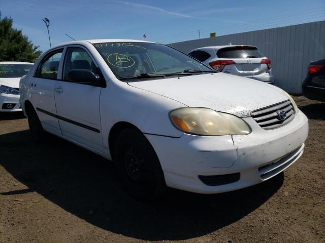 Salvage cars for sale at New Britain, CT auction: 2003 Toyota Corolla CE