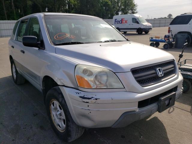 Salvage cars for sale from Copart Dunn, NC: 2004 Honda Pilot LX