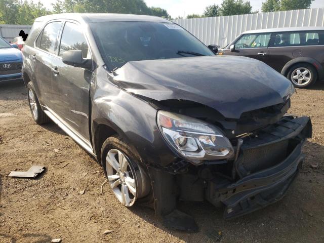Salvage cars for sale from Copart Columbia Station, OH: 2016 Chevrolet Equinox LS