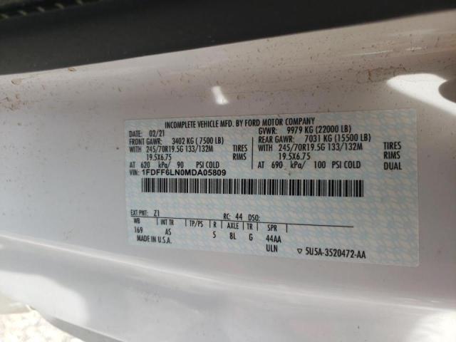 2021 FORD F600 SUPER 1FDFF6LN0MDA05809