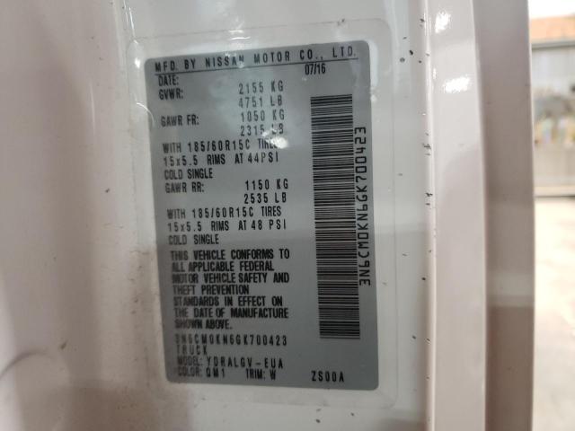 2016 NISSAN NV200 3N6CM0KN6GK700423