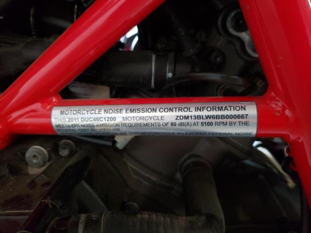 2011 DUCATI DIAVEL ZDM13BLW6BB000667