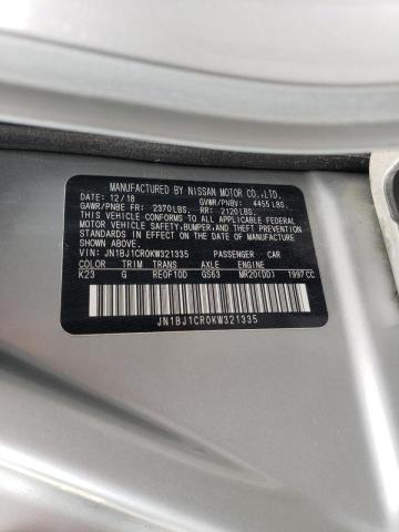 2019 NISSAN ROGUE SPOR JN1BJ1CR0KW321335