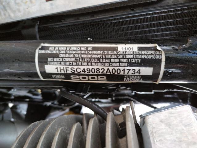 2002 HONDA VTX1800 R 1HFSC49082A001734