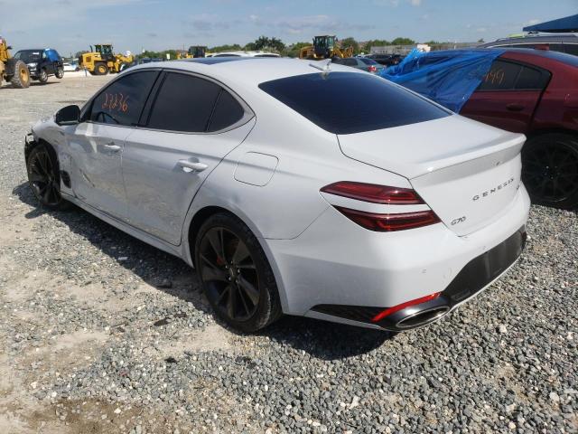 2022 GENESIS G70 BASE KMTG54TE5NU083912