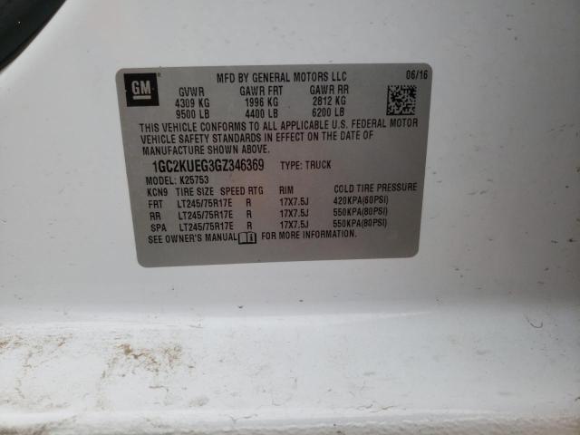 2016 CHEVROLET 2500 1GC2KUEG3GZ346369