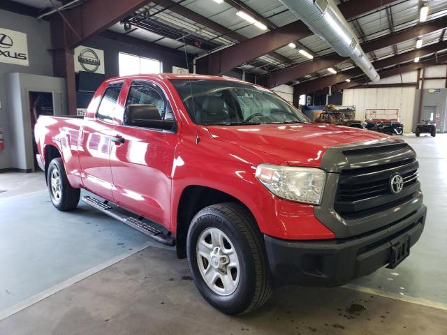 Salvage trucks for sale at East Granby, CT auction: 2015 Toyota Tundra DOU