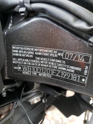 2015 BMW S 1000 R WB10D1201FZ199181
