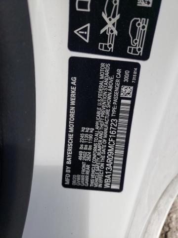2021 BMW M440XI WBA13AR09MCF16723