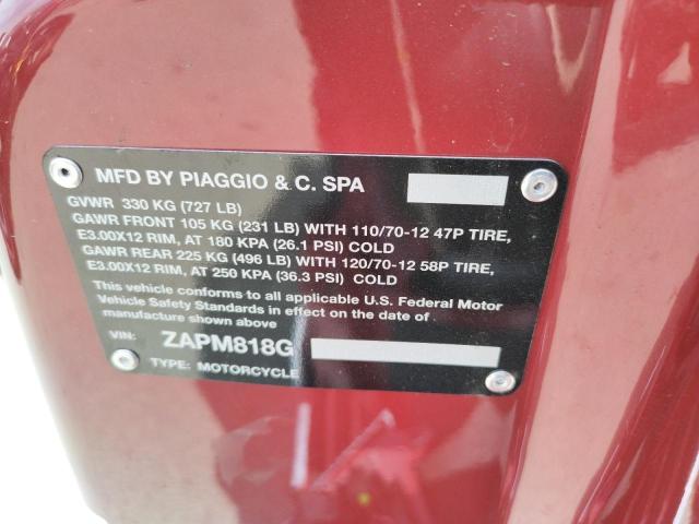2020 VESPA PRIMAVERA ZAPM818G0L5903143