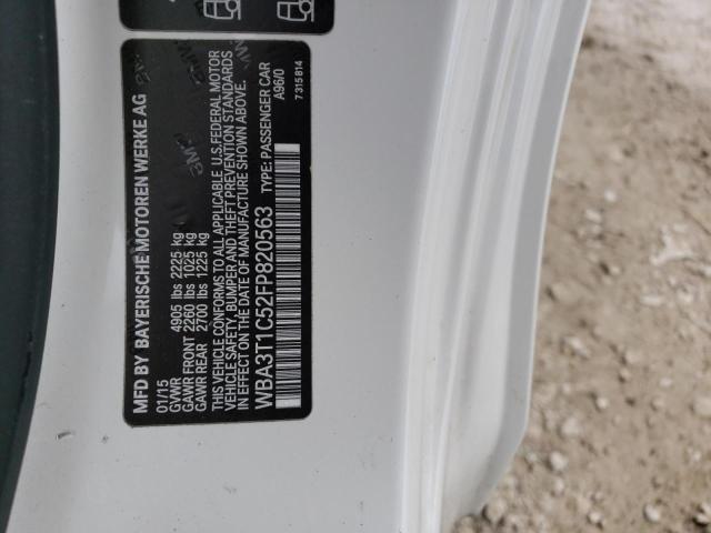 2015 BMW 428 XI SUL WBA3T1C52FP820563
