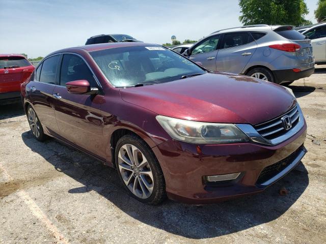 Salvage cars for sale from Copart Wichita, KS: 2013 Honda Accord Sport