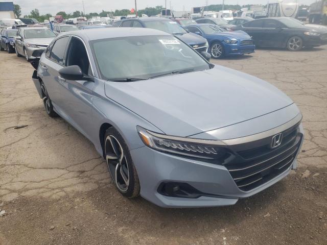Salvage cars for sale from Copart Woodhaven, MI: 2022 Honda Accord Sport