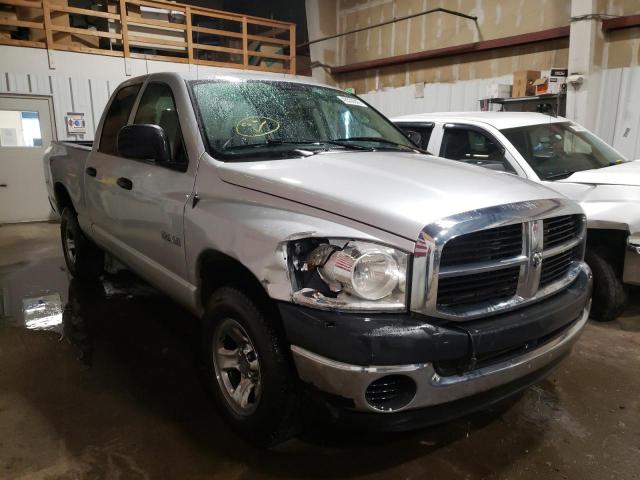 Salvage cars for sale from Copart Anchorage, AK: 2008 Dodge RAM 1500 S