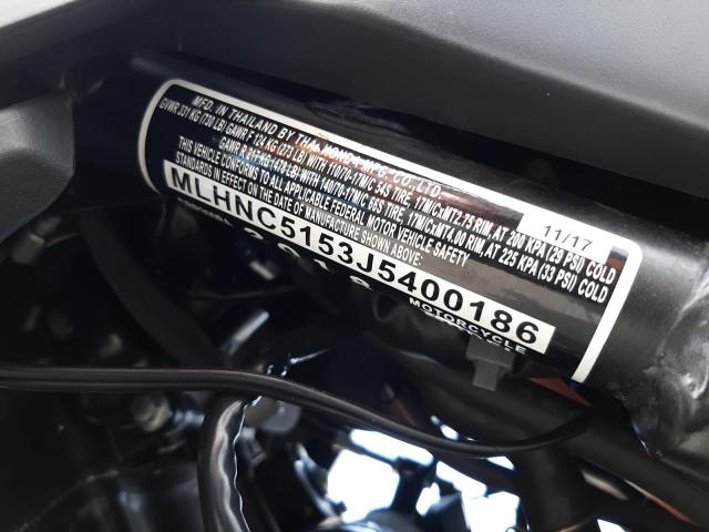 2018 HONDA CBR300 RA MLHNC5153J5400186