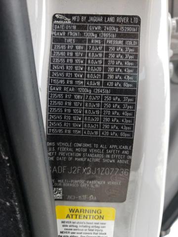 2018 JAGUAR E-PACE S SADFJ2FX3J1Z07736