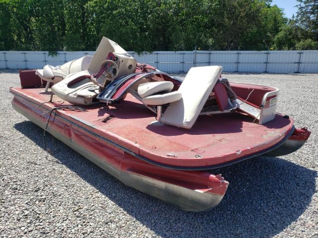 Salvage boats for sale at Avon, MN auction: 2001 Crestliner Pontoon