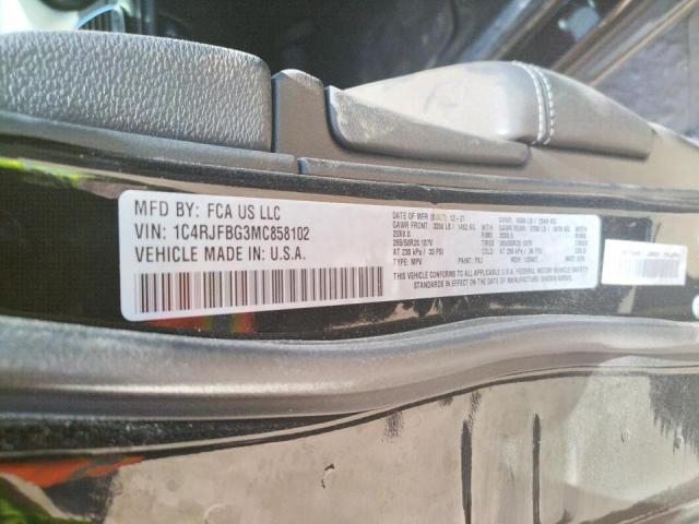 1C4RJFBG3MC858102 Jeep Grand Cherokee Limited