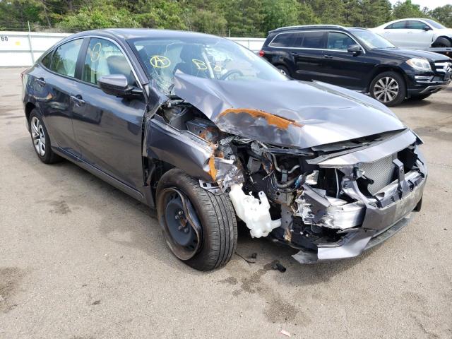Salvage cars for sale from Copart Brookhaven, NY: 2017 Honda Civic LX