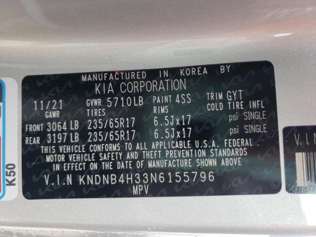 2022 KIA CARNIVAL L - KNDNB4H33N6155796