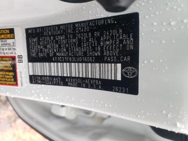 2020 TOYOTA AVALON LIM 4T1C21FB3LU016062