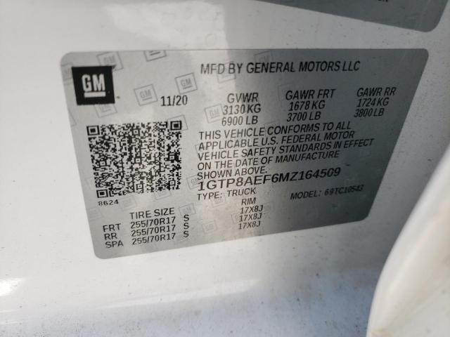 2021 GMC SIERRA 1GTP8AEF6MZ164509