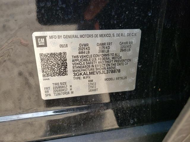 3GKALMEV5JL378878 GMC Terrain Sle