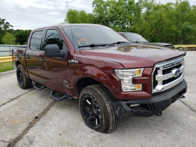 Salvage trucks for sale at Rogersville, MO auction: 2015 Ford F150 Supercrew