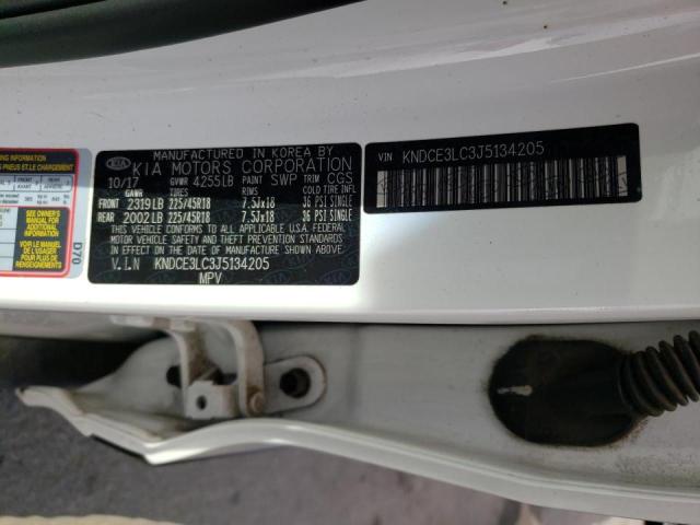 2018 KIA NIRO TOURI KNDCE3LC3J5134205