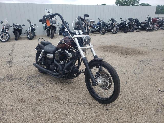 Salvage cars for sale from Copart Milwaukee, WI: 2014 Harley-Davidson Fxdwg Dyna