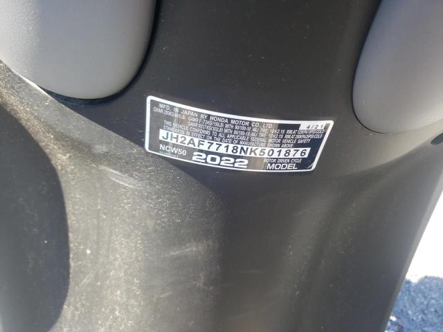 2022 HONDA NCW50 JH2AF7718NK050187