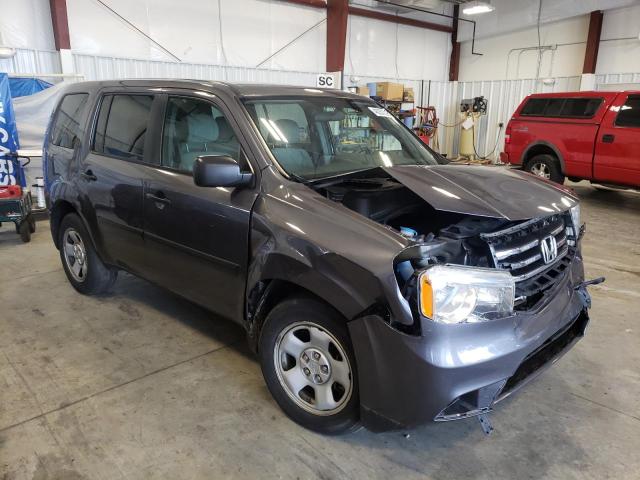 Salvage cars for sale from Copart Mcfarland, WI: 2015 Honda Pilot LX