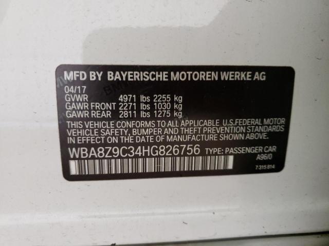 2017 BMW 330 XIGT WBA8Z9C34HG826756