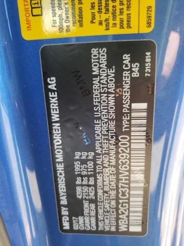 2017 BMW M240I WBA2G1C37HV639200