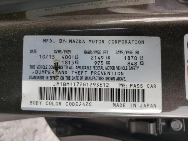 2016 MAZDA 3 SPORT JM1BM1T72G1293612