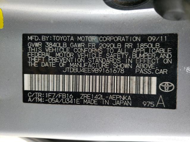 2011 TOYOTA COROLLA VIN: JTDBU4EE9B9161678 from the USA - PLC Group