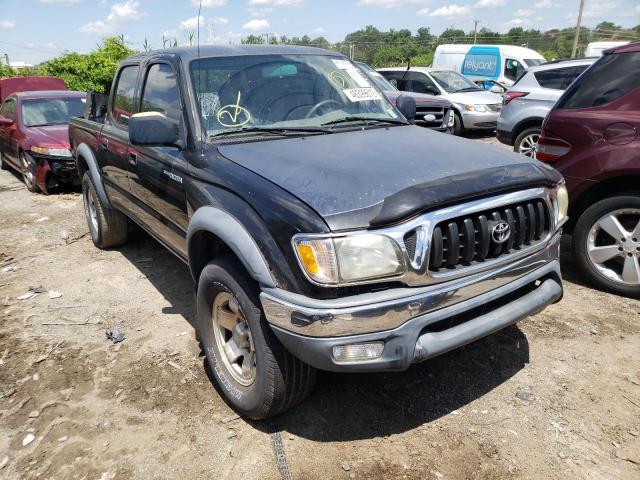 Salvage trucks for sale at Baltimore, MD auction: 2003 Toyota Tacoma DOU