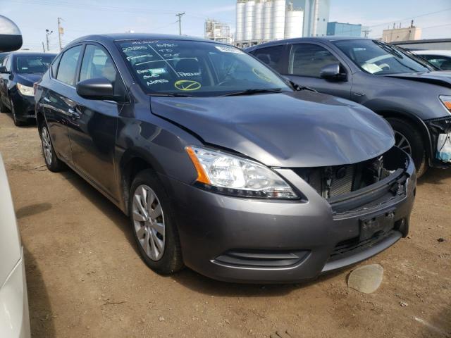 Salvage cars for sale from Copart Chicago Heights, IL: 2015 Nissan Sentra S