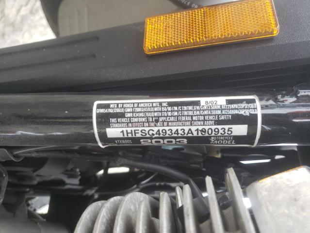 2003 HONDA VTX1800 S 1HFSC49343A100935