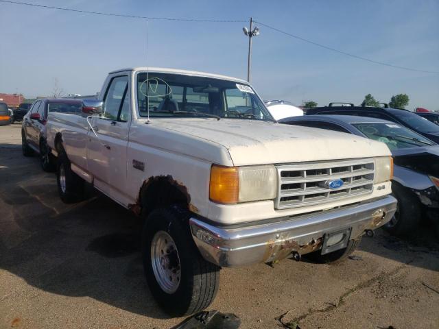 Salvage trucks for sale at Moraine, OH auction: 1991 Ford F250