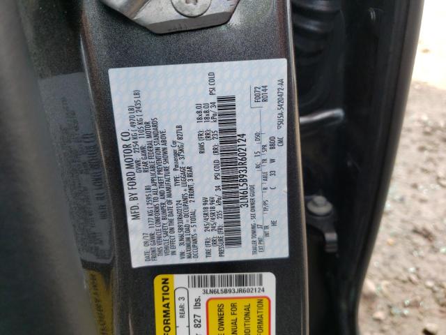 2018 LINCOLN MKZ PREMIE 3LN6L5B93JR602124