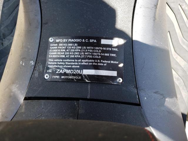 2022 PIAGGIO VESPA ZAPMD20U9N5000379